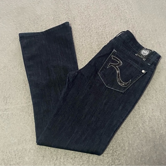 Rock & Republic Kasandra bootcut dark wash size 29 x 31 - Picture 2 of 15